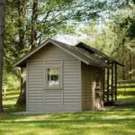 Četrvietīgs namiņš pie ezera